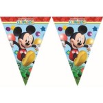 Girlanda myšák MICKEY MOUSE - vlajky - 230 cm