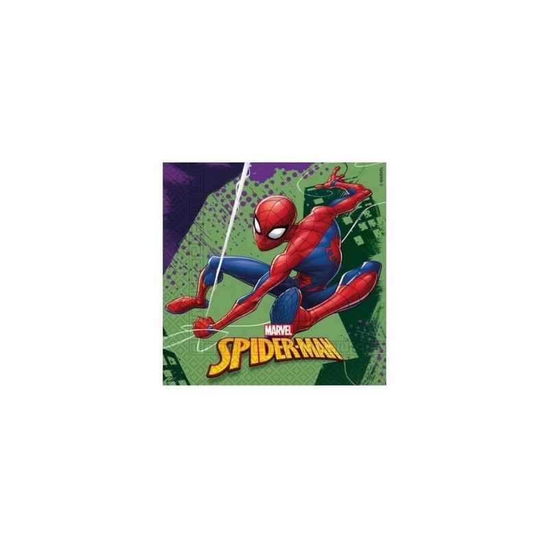 Ubrousky SPIDERMAN - Team up - 33 x 33 cm - 20 ks