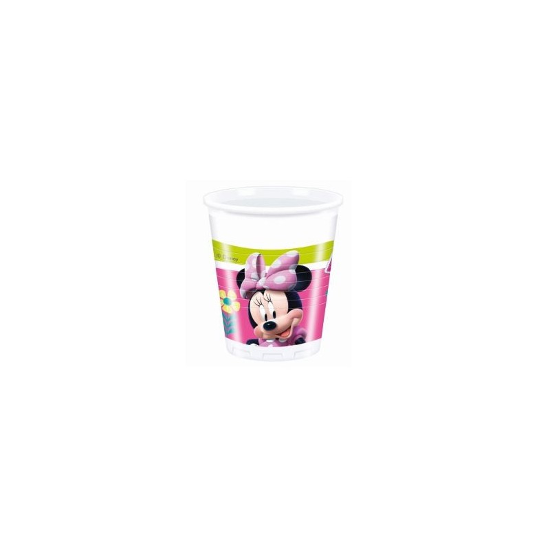 Plastové kelímky myška MINNIE - Happy Helpers - 200 ml - 8 ks