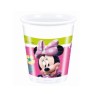 Plastové kelímky myška MINNIE - Happy Helpers - 200 ml - 8 ks