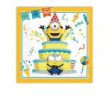 Ubrousky MIMONI - Minions - 33 x 33 cm - 20 ks