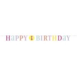 Girlanda 1. narozeniny - Happy Birthday - HOLKA -...