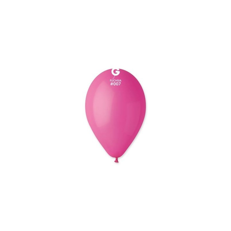 Balonky 100 ks FUCHSIA - tmavě růžové - 26 cm pastelové